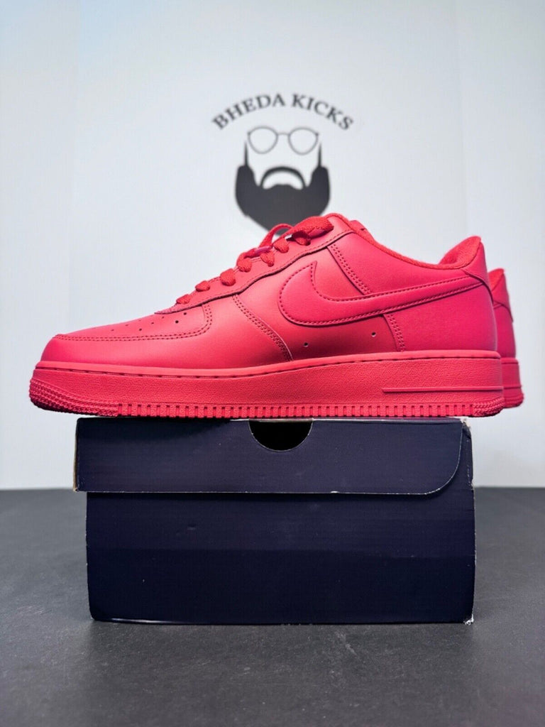 NEW DS Nike Air Force 1 Low Triple Red CW6999-100 OG Men’s Size 10.5-11