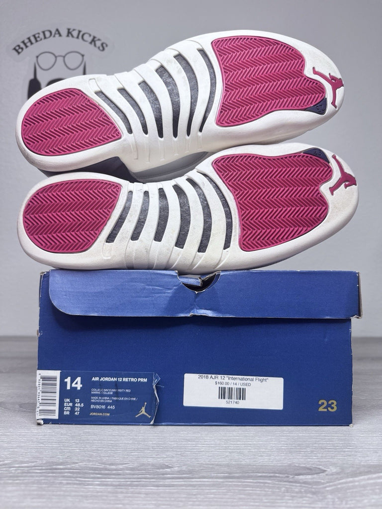 Size 14 - Air Jordan 12 Retro International Flight BV8016-445 Preowned