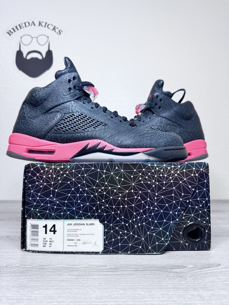 Size 14 - Air Jordan 5 Retro 3Lab5 Infrared (599581-010) Preowned Authentic