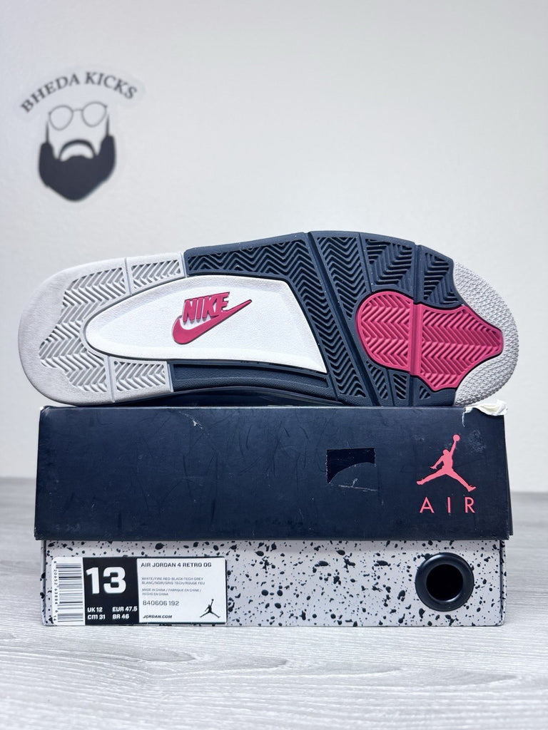 Size 13 - Air Jordan 4 Retro White Cement 4 (2016) 840606-192 Preowned