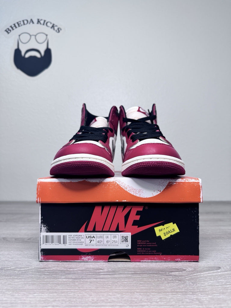 Size 7.5 - Air Jordan 1 Retro High OG Chicago Lost & Found Preowned DZ5485-612