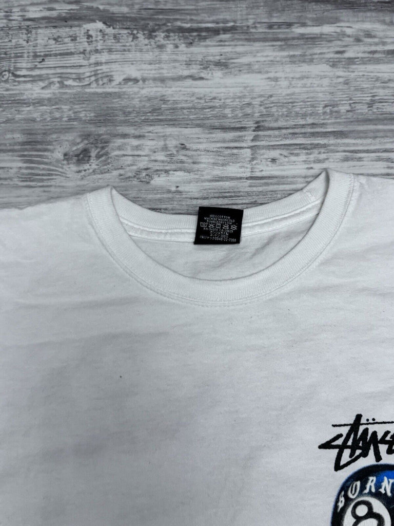 Stüssy Born X Raised 8 Ball Tee Size 2XL