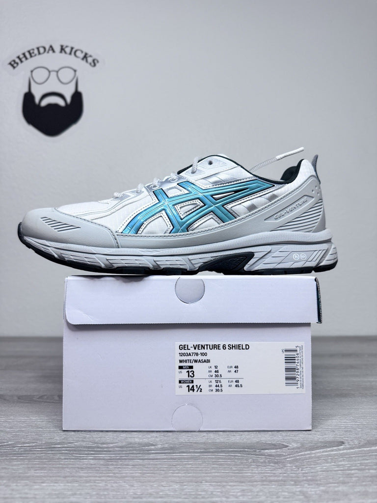 Size 13 - ASICS Hidden NY x Gel Venture 6 Shield ‘White Wasabi’ 1203A778-100