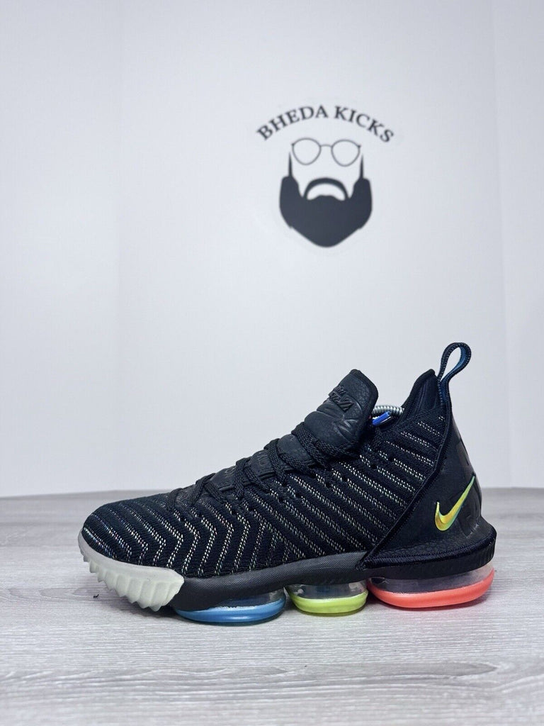 Size 8.5 - Mens Nike LeBron 16 ‘I Promise’ Basketball Shoes A02588-004 Preowned