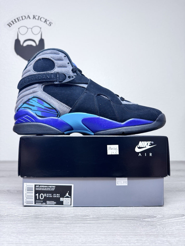 Size 10.5 - Air Jordan 8 Retro 2025 Aqua 305381-006 Authentic Brand New