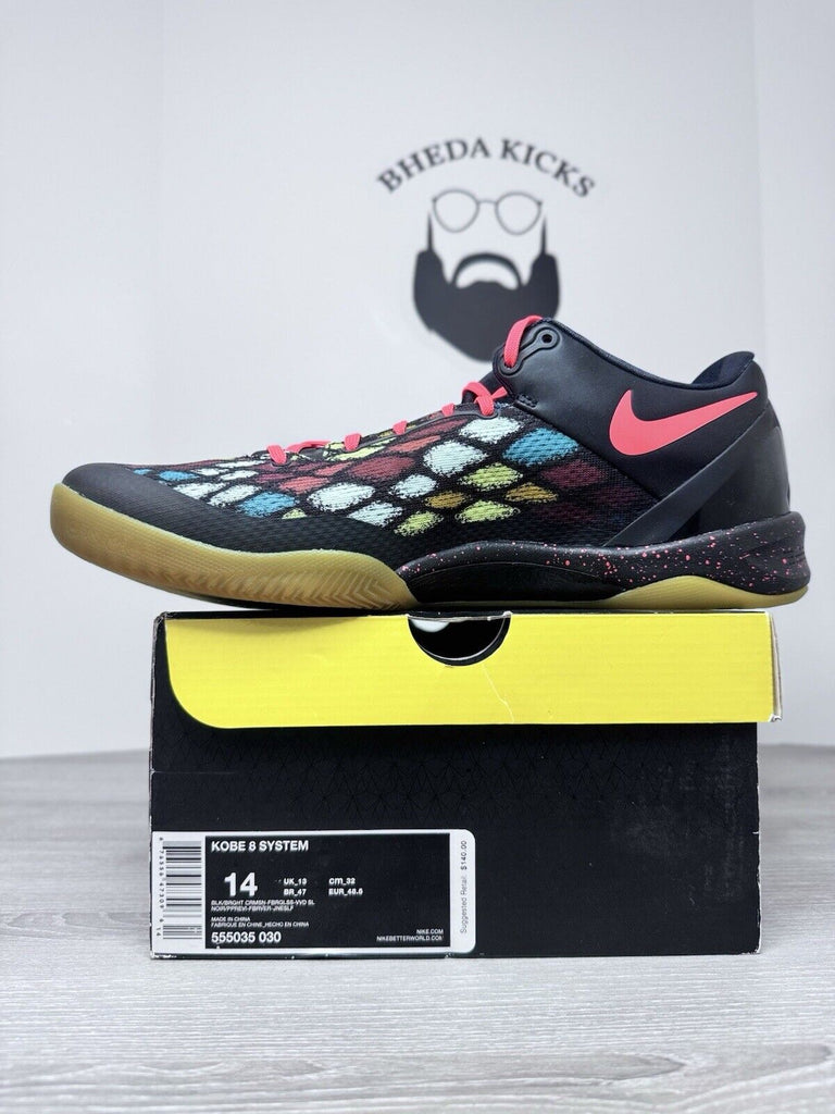 Size 14 - Kobe 8 System Christmas Lights 2012 Christmas 555035-030 NEW DS