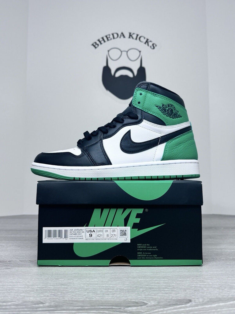 Size 9 - Air Jordan 1 Retro OG High Lucky Green  (DZ5485-031) Preowned Clean