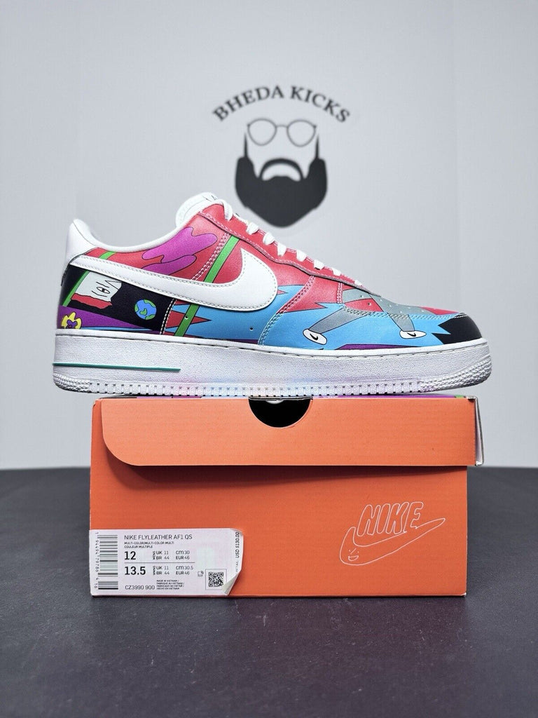 Nike Air Force 1 Low x Ruohan Wang Multi-Color 2020 CZ3990 900 Men's Size 12