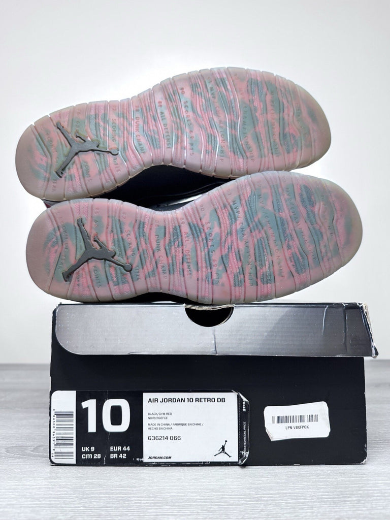 Size 10 - Air Jordan 10 Retro DB Doernbecher 636214-066 Preowned Og Rare