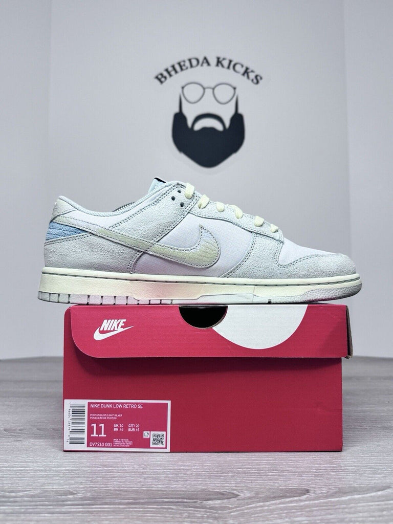 Size 11 - Nike Dunk Low SE Gone Fishing Photon Dust Light Silver DV7210-001