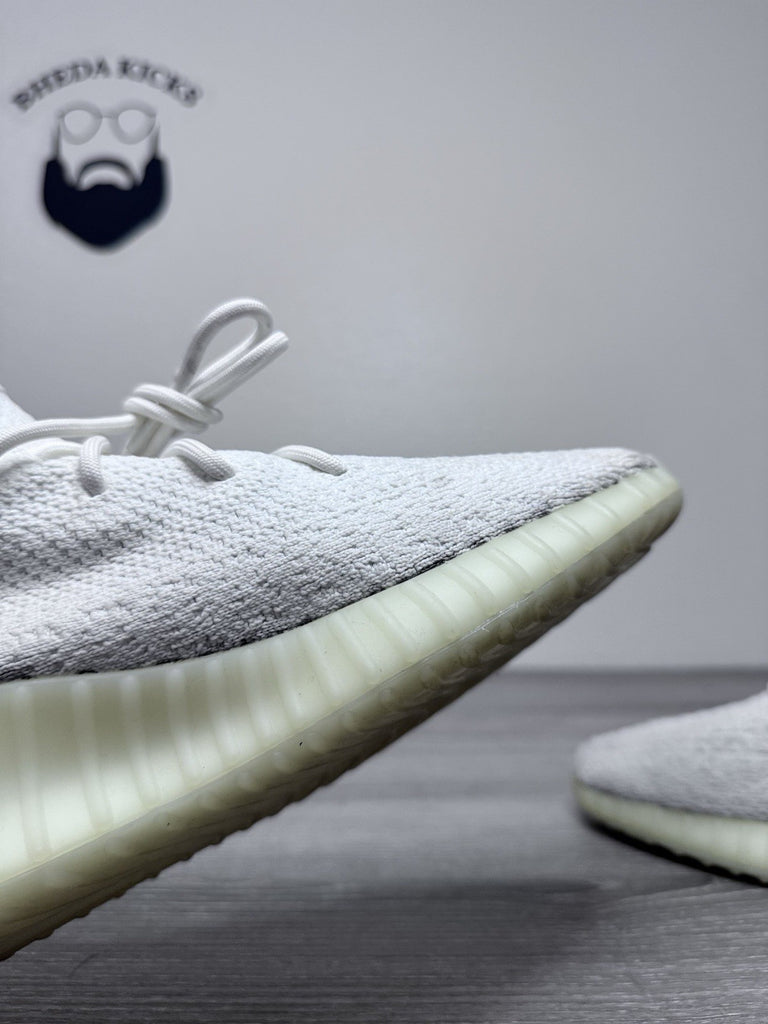 Size 12 - Adidas Yeezy 350 Boost V2 Cream Triple White 2017 CP9366 Preowned