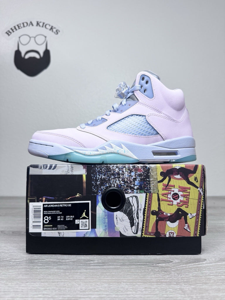 Size 8.5 - Nike Air Jordan 5 Easter 2022 Men’s Regal Pink Ghost DV0562-600