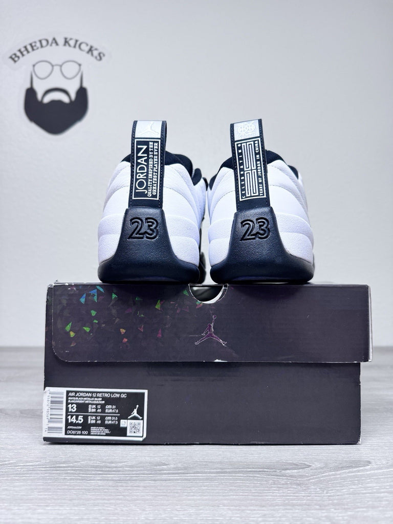 Size 13 - Nike Air Jordan 12 Low GC '25 Years In China' White Black DO8726-100