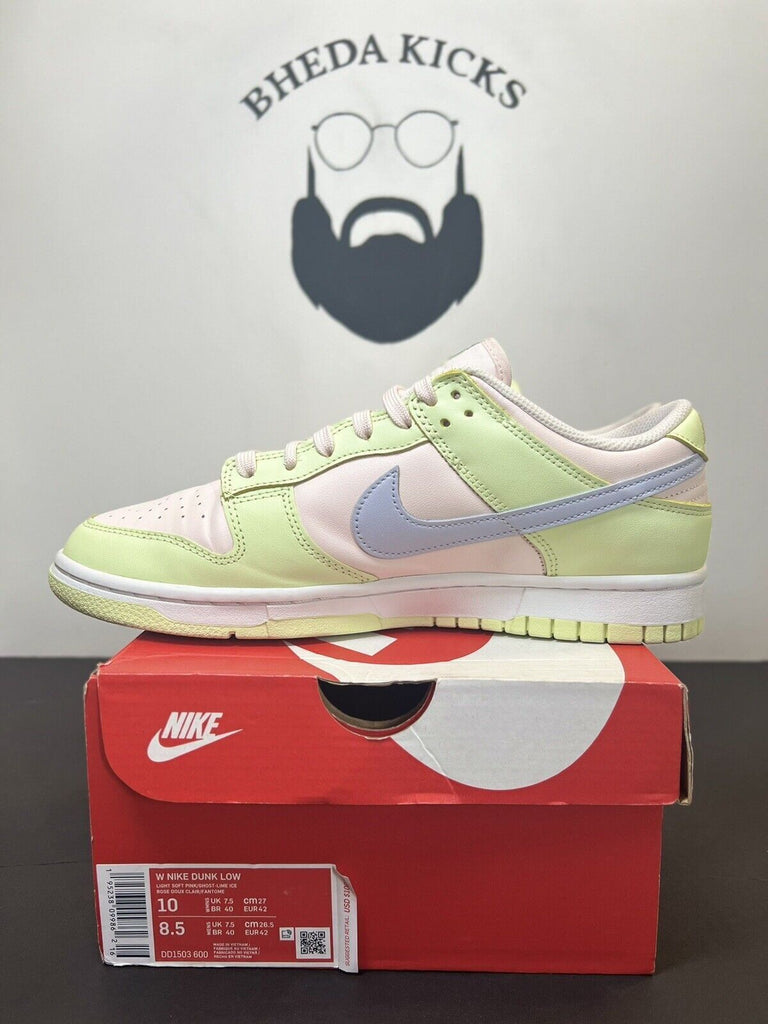 Women’s Nike Dunk Low “Lime Ice” Size 10W/8.5M (DD1503-600) Preowned Authentic