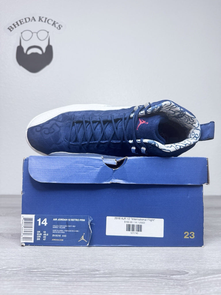 Size 14 - Air Jordan 12 Retro International Flight BV8016-445 Preowned
