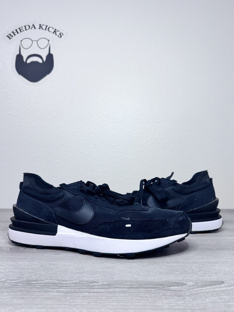 Size 15 - Nike Waffle One DA7995-001 Sneakers Black White Athletic Running Shoes
