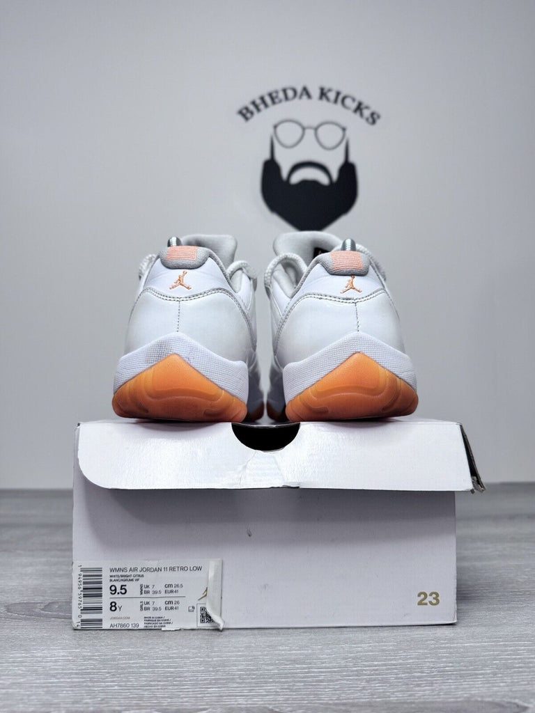 Size 9.5W/8 Men’s -  Air Jordan 11 Retro Low Citrus Preowned AH7860-139