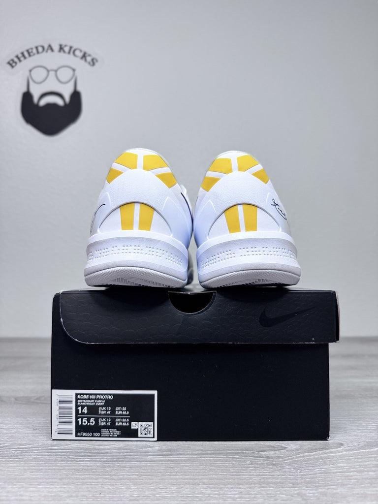 Size 14 - Nike Kobe 8 Protro Lakers Home Nike Men’s HF9550-100 Preowned