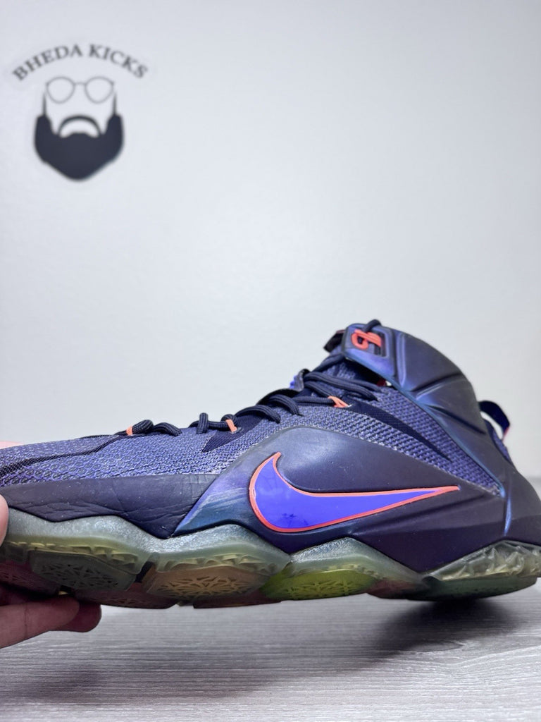 Size 15 - Nike LeBron 12 Instinct 684593-583 Preowned Authentic Og Rare