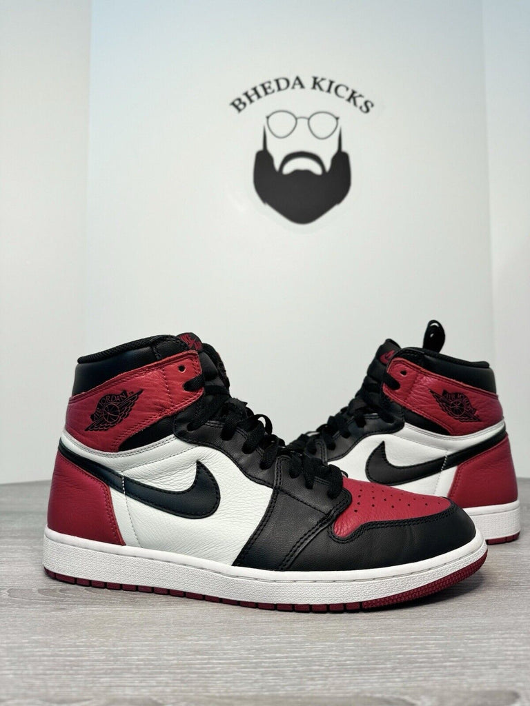 Size 12.5 - Jordan 1 Retro High OG 'Bred Toe' 555088-610 Preowned Authentic