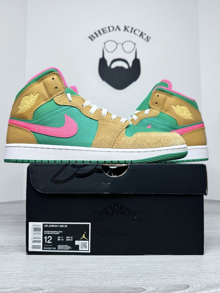 Size 12 - Nike Air Jordan 1 Mid SE Watermelon Chutney DX4332-700 Men's