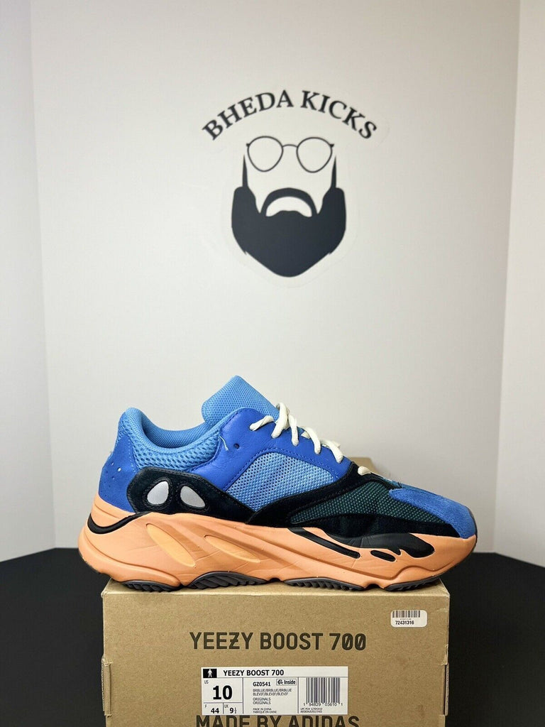 Adidas Yeezy Boost 700 Bright Blue GZ0541 OG Retro Preowned Authentic Size 10