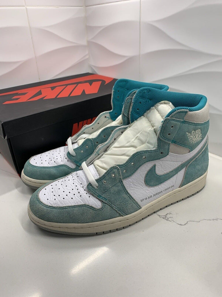 Nike AIR JORDAN 1 RETRO HIGH OG TURBO GREEN 2018 sz 13 Preowned