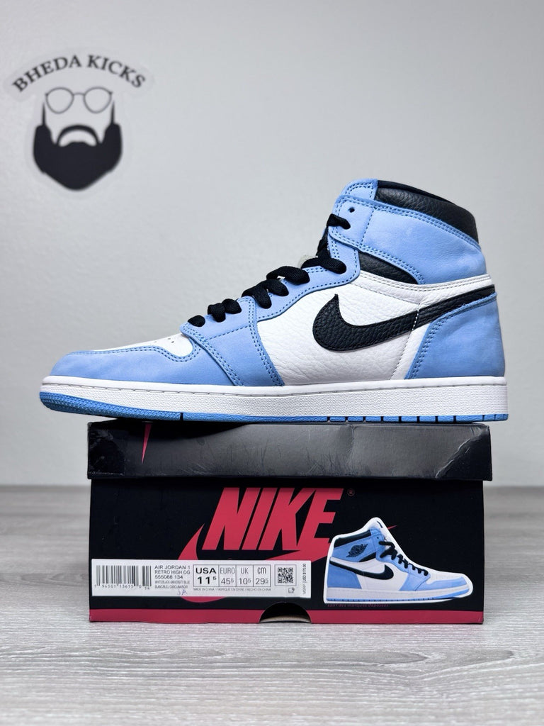 Size 11.5 - Air Jordan 1 Retro High OG University Blue UNC 2021 555088-134