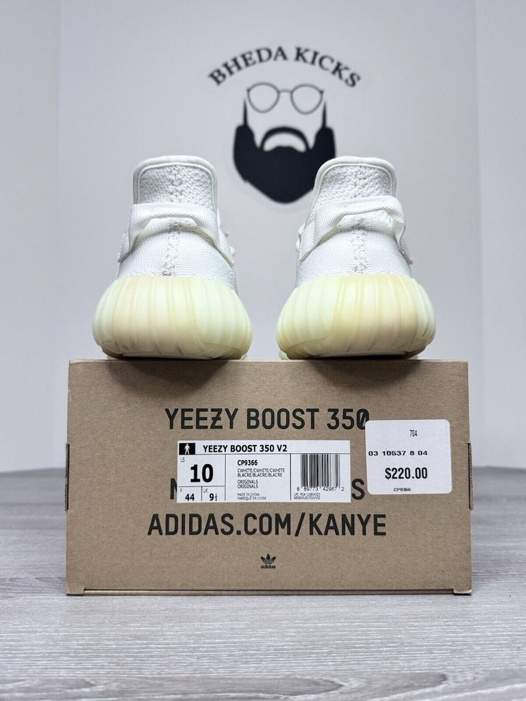 Size 10 - Adidas Yeezy Boost 350 V2 Cream White Triple White CP9366