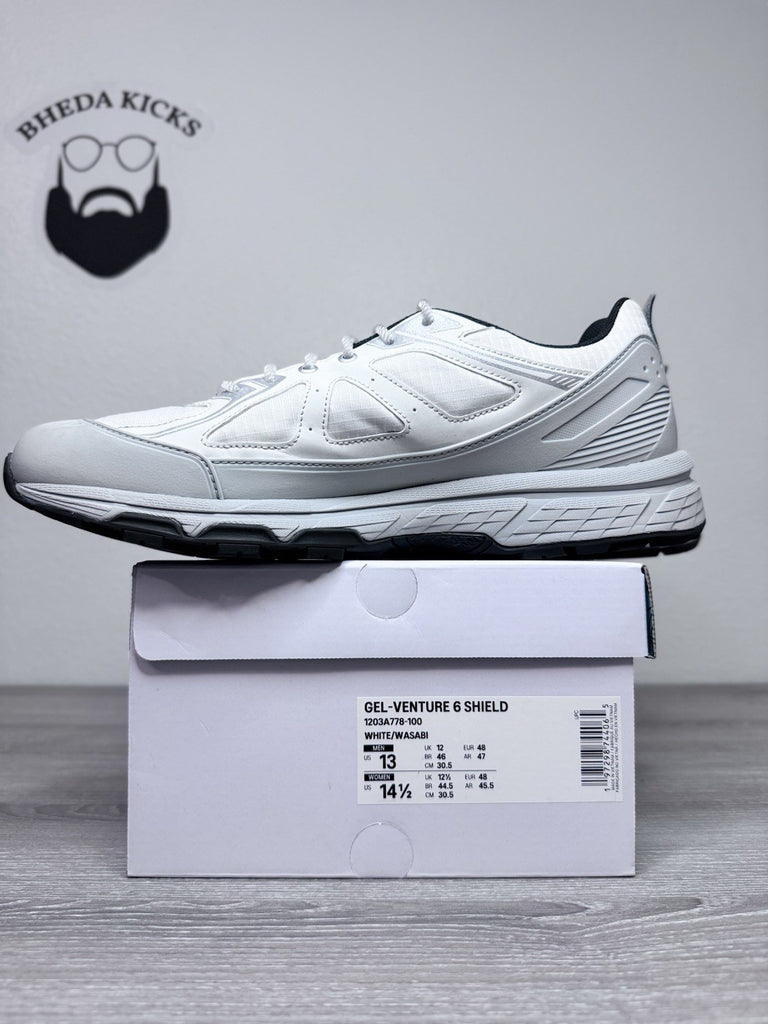 Size 13 - ASICS Hidden NY x Gel Venture 6 Shield ‘White Wasabi’ 1203A778-100