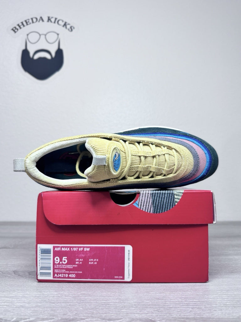 Size 9.5 - Nike Air Max 1/97 Sean Wotherspoon Men’s Preowned AJ4219-400