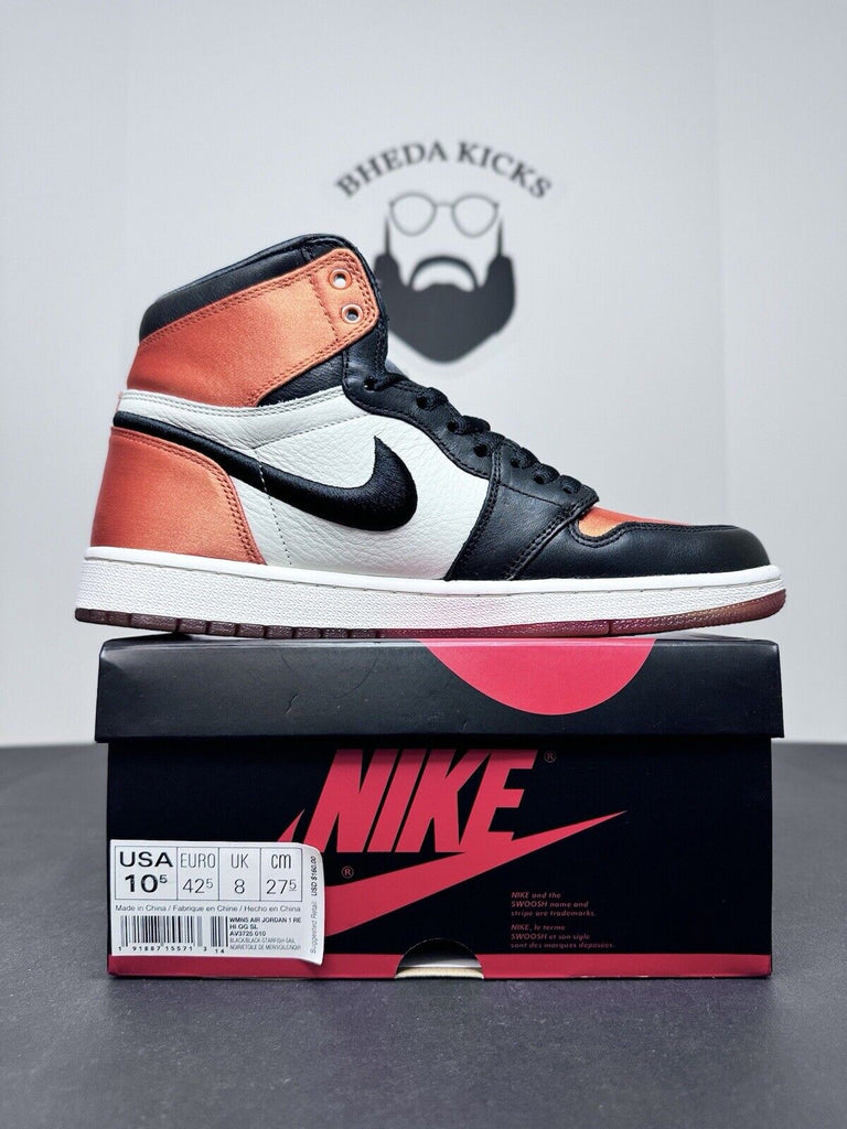 Nike Air Jordan 1 Retro OG High Satin Shattered Backboard AV3725-010 Size 10.5W