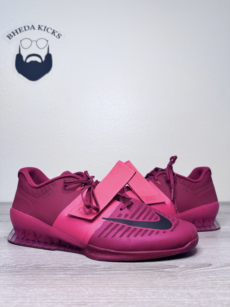 Size 15 - Nike Romaleos 3 Weightlifting CrossFit Shoe Siren Red 852933-601