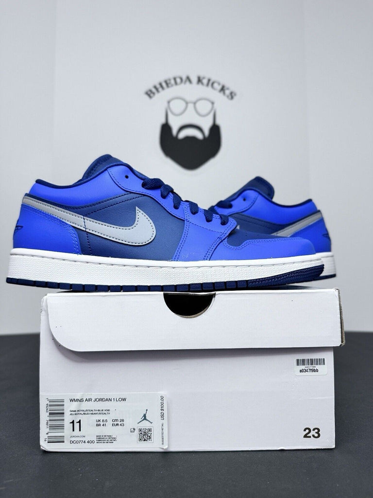 NEW DS Nike Air Jordan 1 Low Blue DC0774-400 Women’s Size 11 Men’s Size 9.5