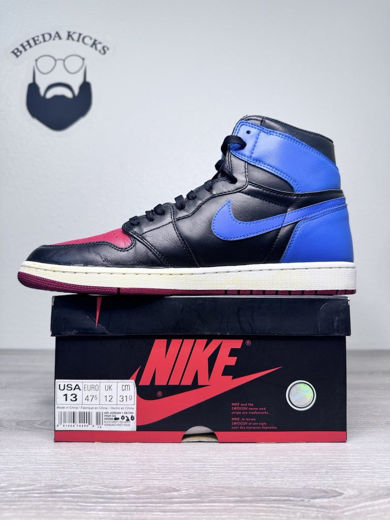 Size 13 - Air Jordan Retro 1 "Top 3" High OG 555088-026 Preowned Authentic