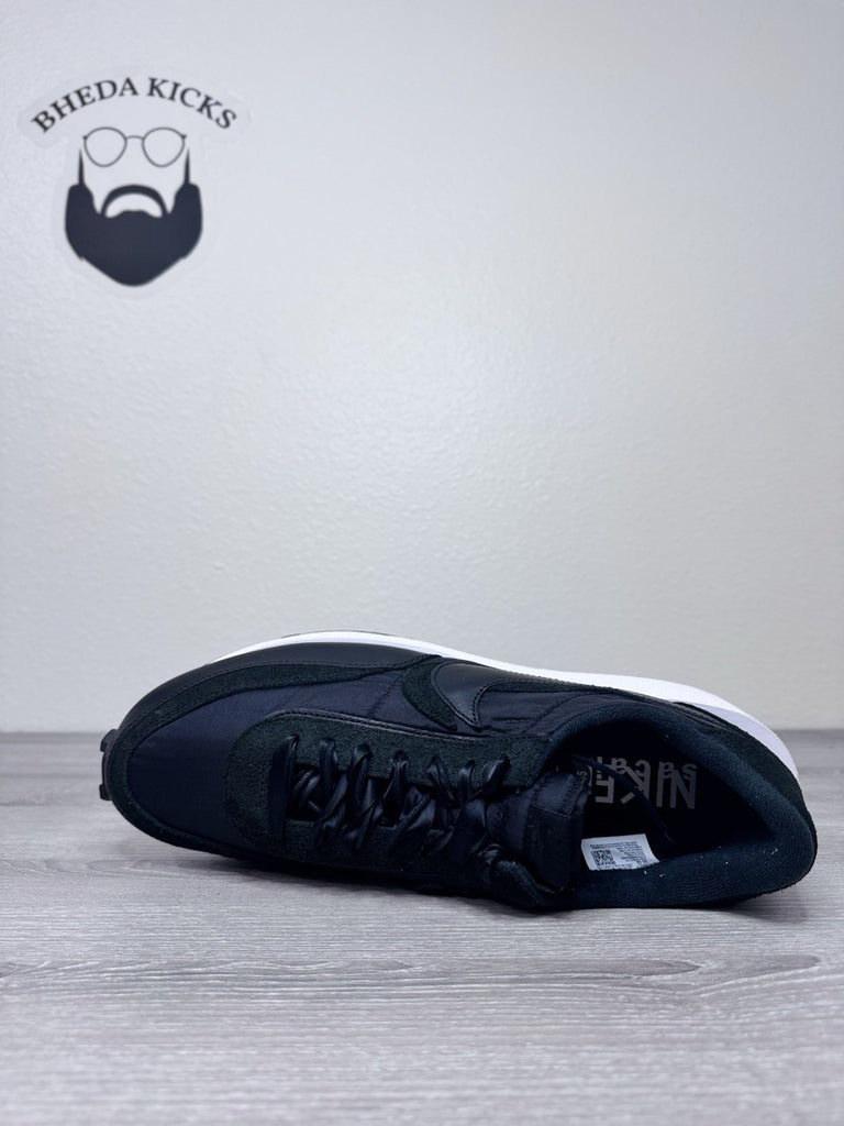 Size 15 - Nike LD Waffle Sacai Black White Nylon Mens BV0073-002 Sneaker OG