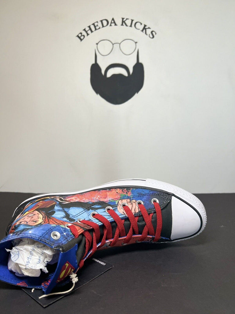 New Converse Chuck Taylor All Star Superman DC Comics Sneakers 150444C Size 11M