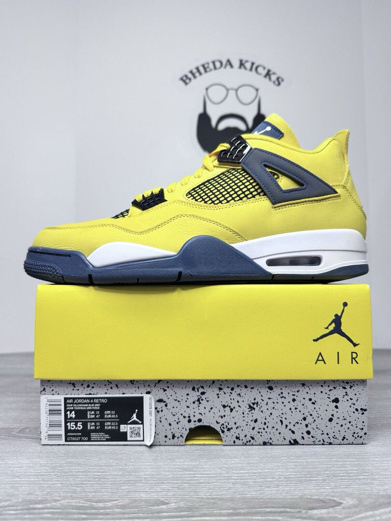 Size 14 - Air Jordan 4 Retro Mid Lightning Authentic CT8527-700 NEW DS