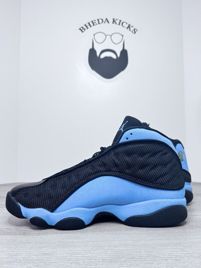 Size 12.5 - Jordan 13 Retro Mid Black University Blue DJ5982-041 Preowned