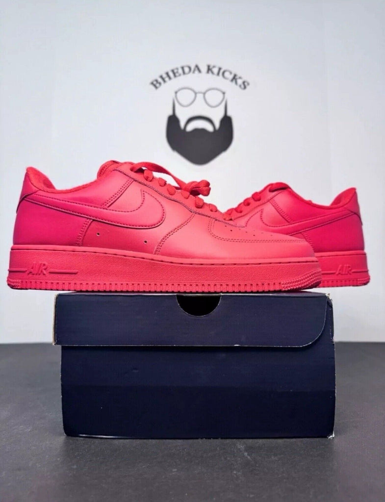 Nike Air Force 1 Low Triple Red CW6999-600 Men's Sneaker University Red Size 11