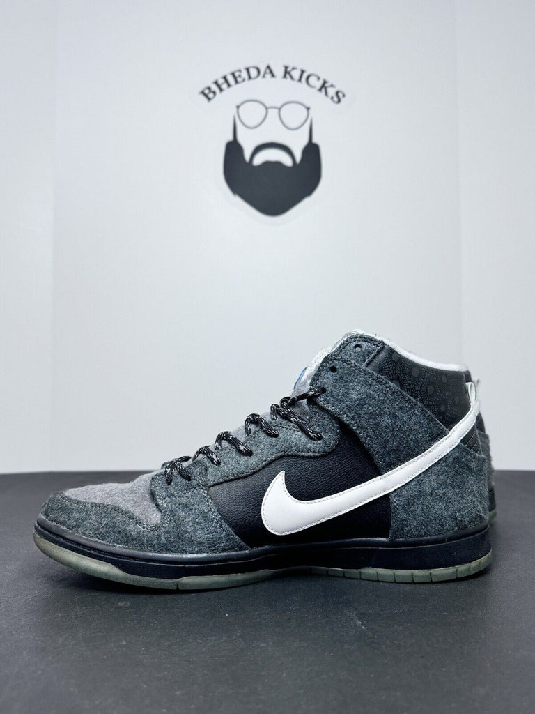 Nike Dunk High SB Premier Petoskey Stone Gray 645986-010 Preowned Men’s Size 13