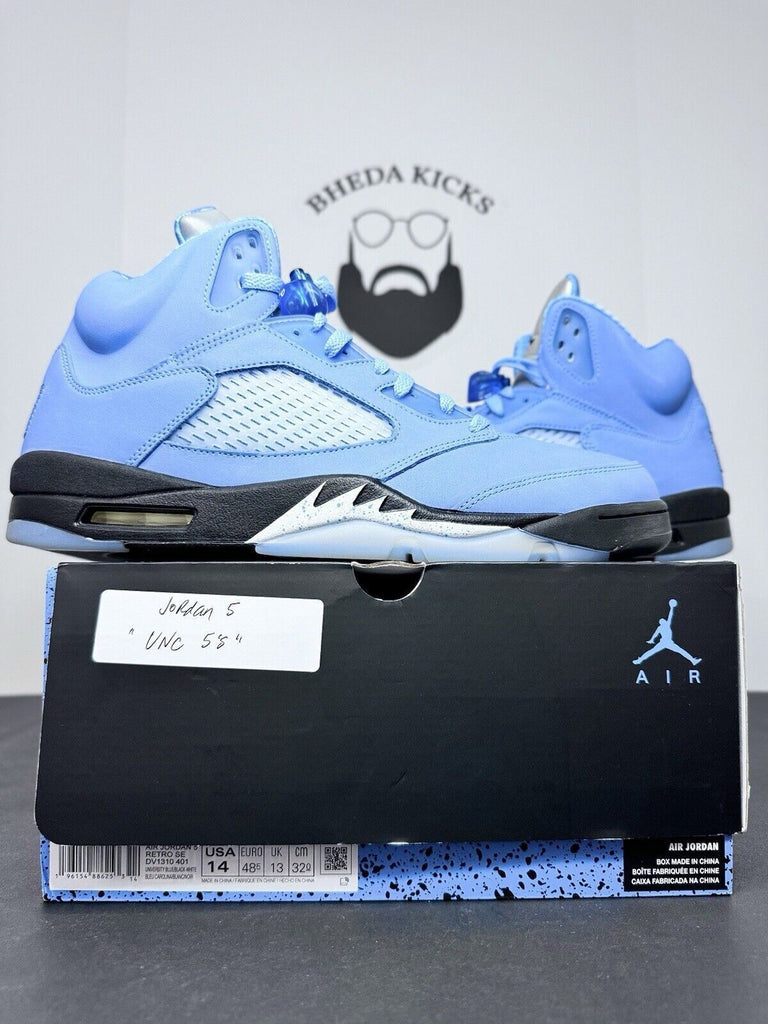 NEW DS Nike Air Jordan 5 Retro SE UNC University Blue DV1310-401 Men’s Size 14