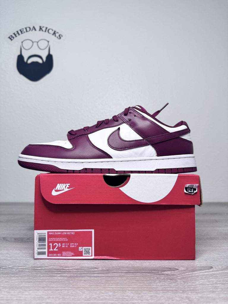 Size 12.5 - Nike Dunk Low Retro Team Red White DD1391-601 Men's Worn Once