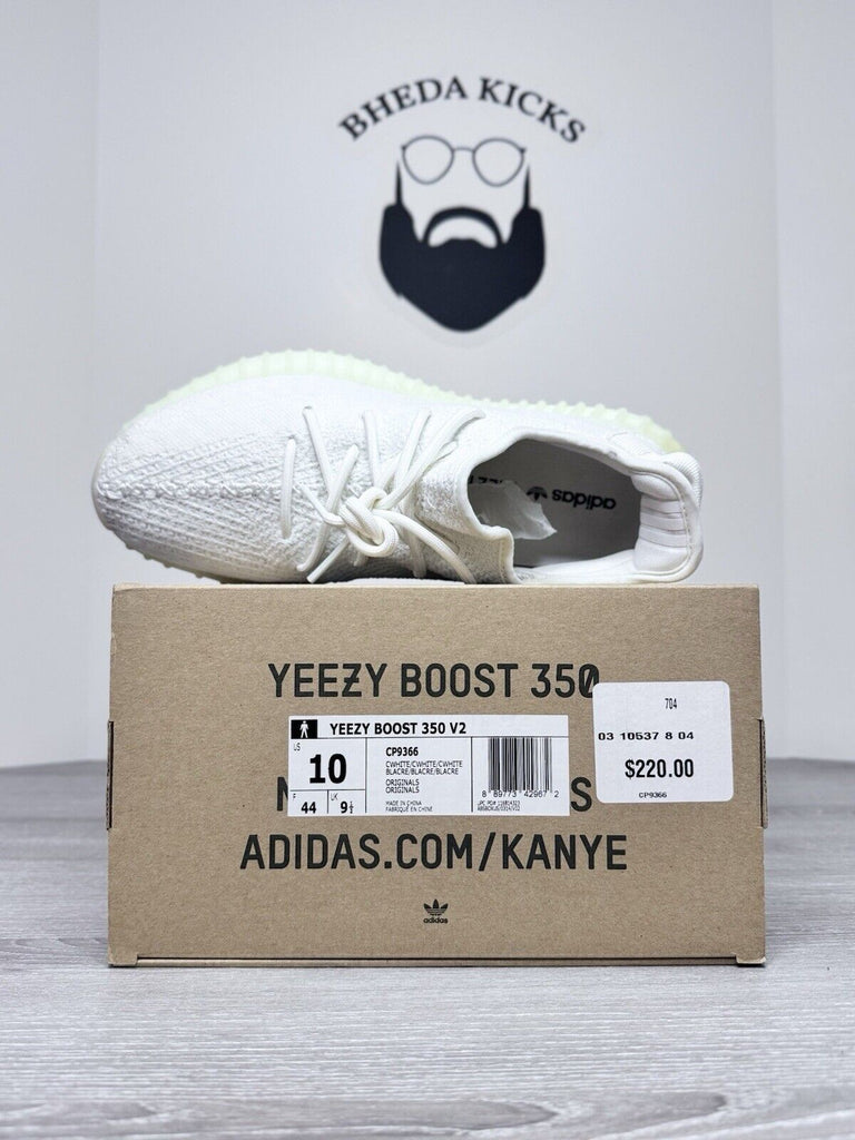 Size 10 - Adidas Yeezy Boost 350 V2 Cream White Triple White CP9366