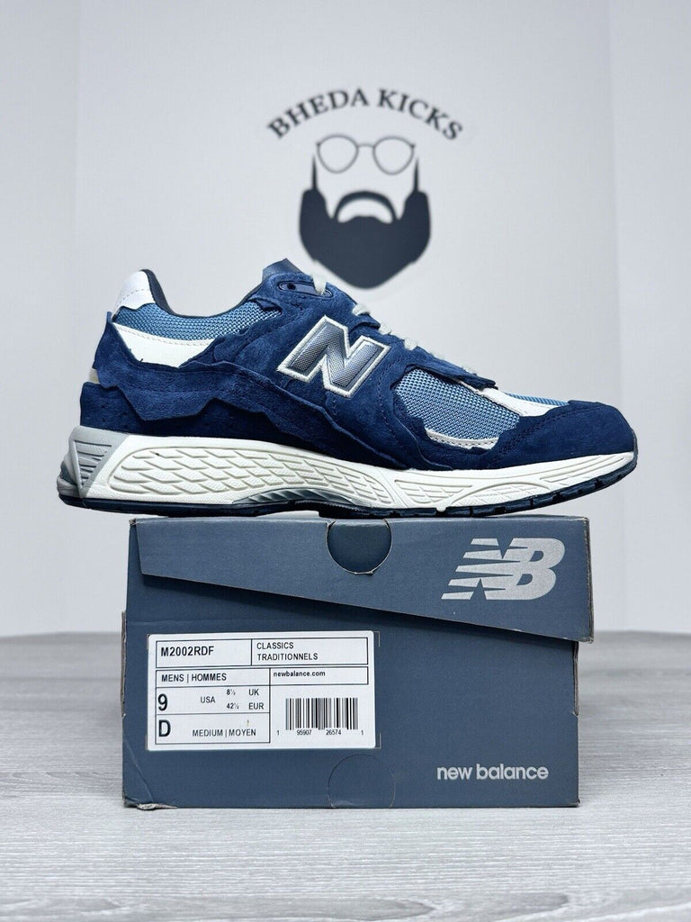 Size 9 - New Balance M2002RDF 2002R 'Protection Pack - Dark Navy' Preowned