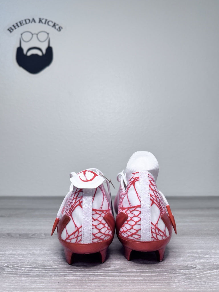 Size 11.5 - Adidas Adizero Electric Orange White Football Cleats IH8570 New