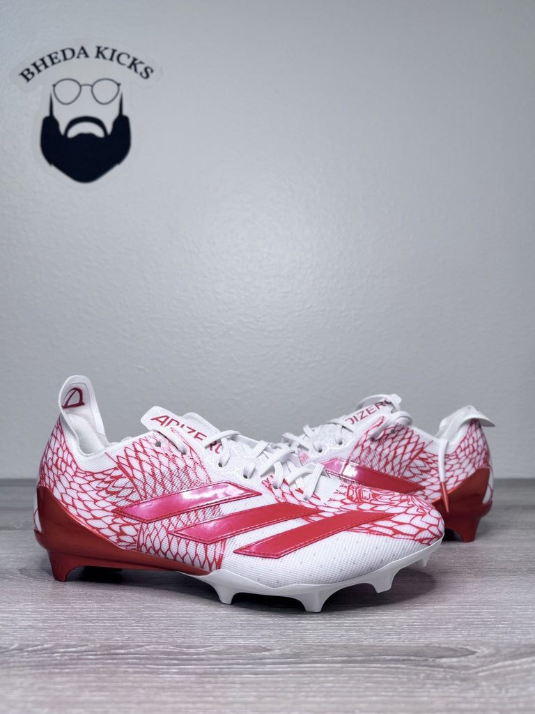 Size 11.5 - Adidas Adizero Electric Orange White Football Cleats IH8570 New