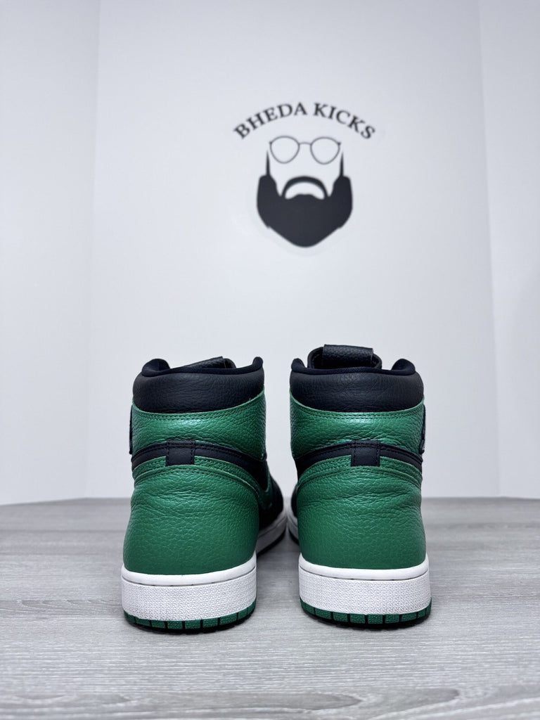 Size 15 - Nike Air Jordan 1 Retro OG High Pine Green 2.0 Red Black 555088-030