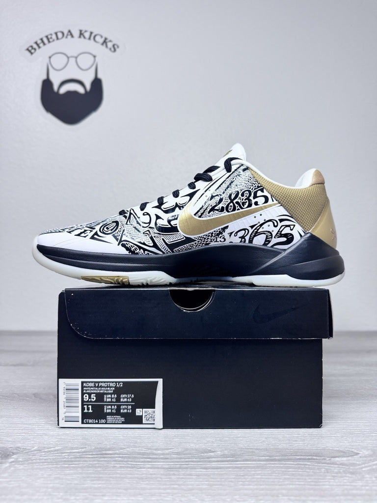 Size 9.5 - Nike Zoom Kobe 5 Protro Big Stage CT8014-100 Mambacita Brand New