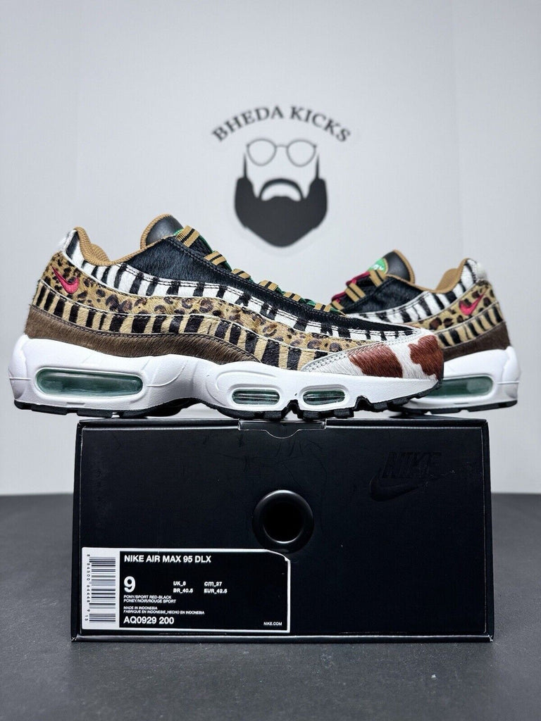 NEW DS Nike Air Max 95 DLX Atmos Animal Pack 2.0 AQ0929-200 Men’s Size 9